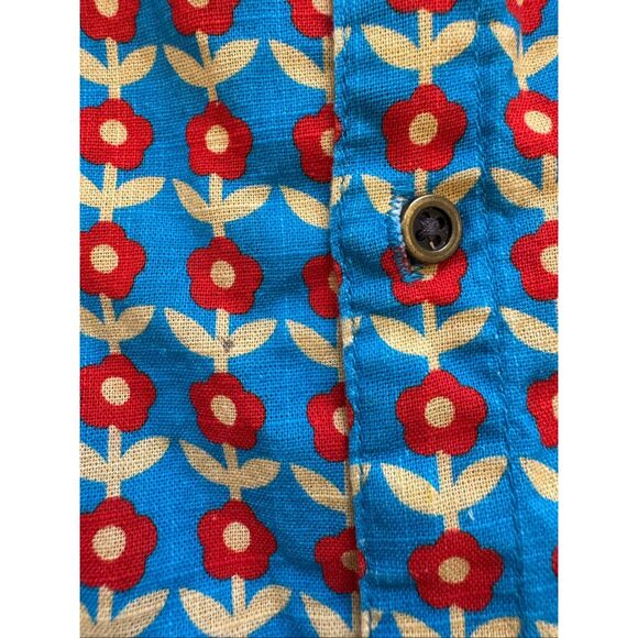 My brother John Old timer blue red tulip Dutch Holland boys button up Australian - Picture 1 of 4